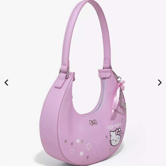 Her Universe Hello Kitty Pink Charm Shoulder Bag - Picture 2 of 4